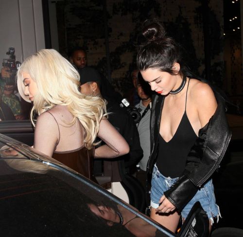 Kendall Jenner and Kylie Jenner at Catch Restaurant in West Hollywood 21