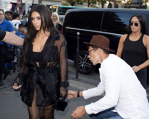 Kim Kardashian Stills Gets Kissed by Vitalii Sediuk in Paris 24