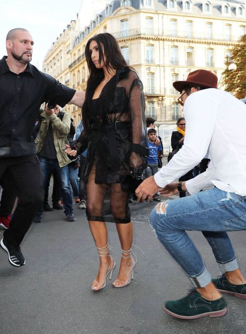 Kim Kardashian Stills Gets Kissed by Vitalii Sediuk in Paris 6