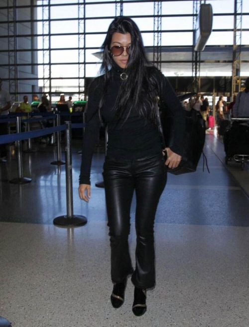 Kourtney Kardashian Stills at LAX Airport in Los Angeles