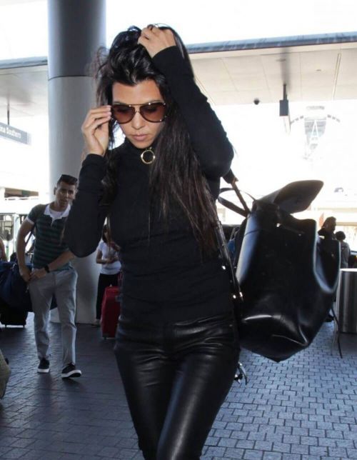 Kourtney Kardashian Stills at LAX Airport in Los Angeles 2