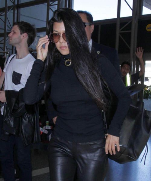 Kourtney Kardashian Stills at LAX Airport in Los Angeles 3