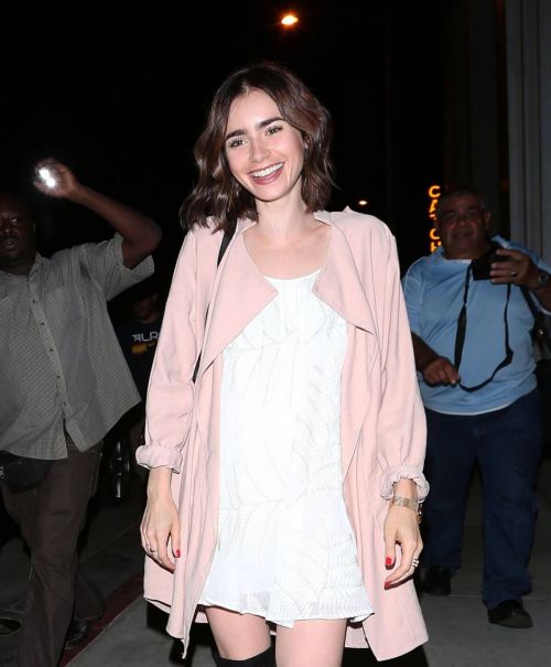 Lily Collins Stills Leaves Catch Restaurant in West Hollywood 6