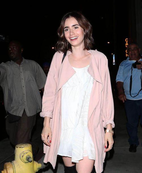 Lily Collins Stills Leaves Catch Restaurant in West Hollywood 15