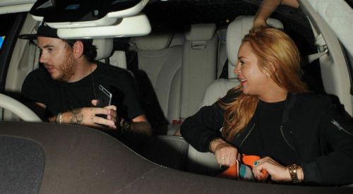 Lindsay Lohan Leaves Libertine Nightclub in London Photos 6