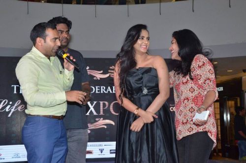 Manasa at SIPL Lifestyle Expo 2016 Fashion Show Photos 9