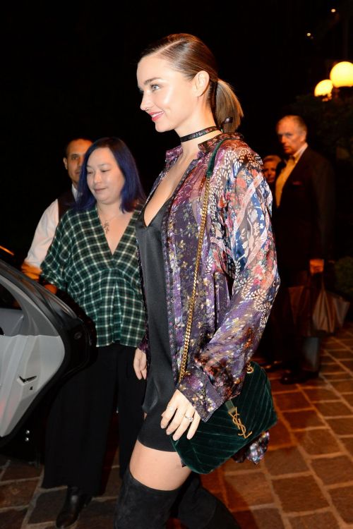 Miranda Kerr Stills Night Out in Milan 4