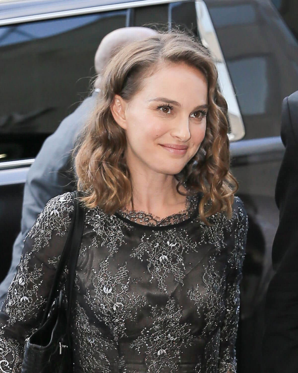 Natalie Portman arrives at a Studio in New York