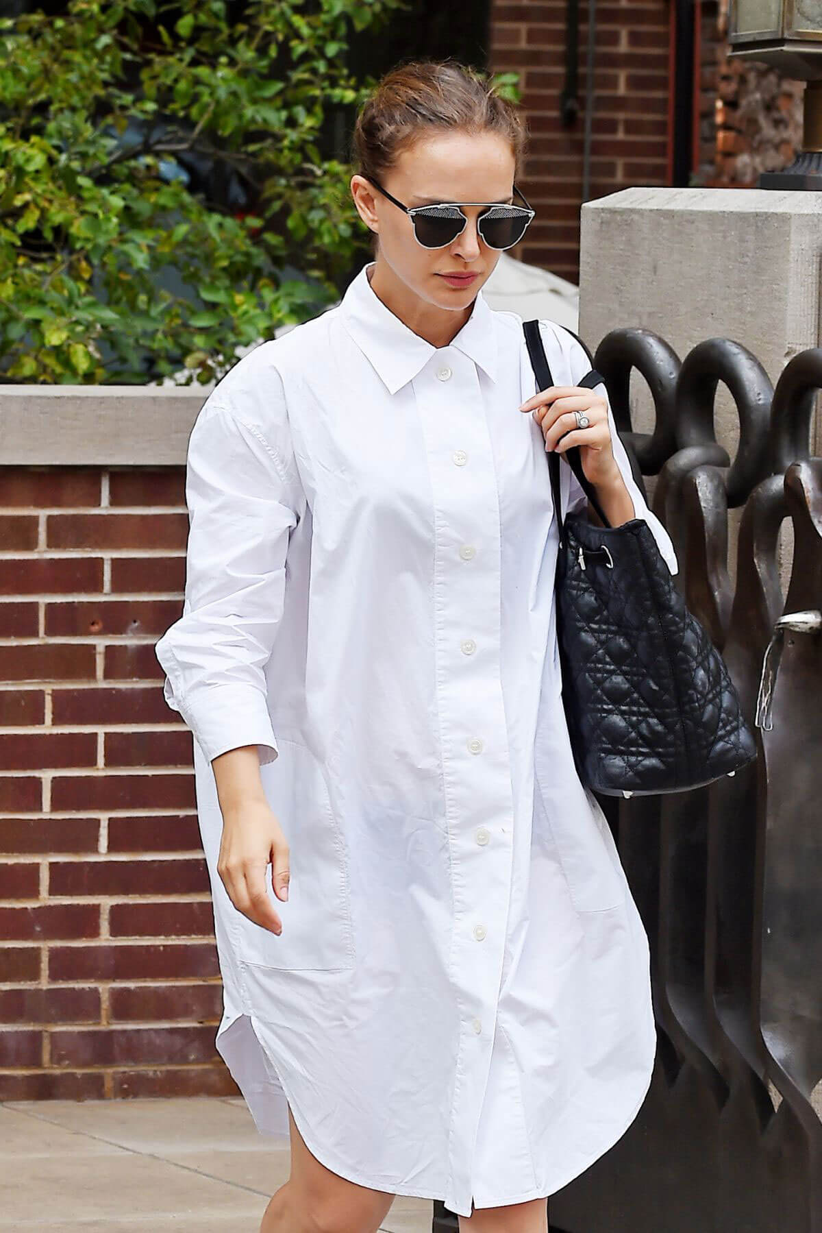Natalie Portman Leaves Her Hotel in New York