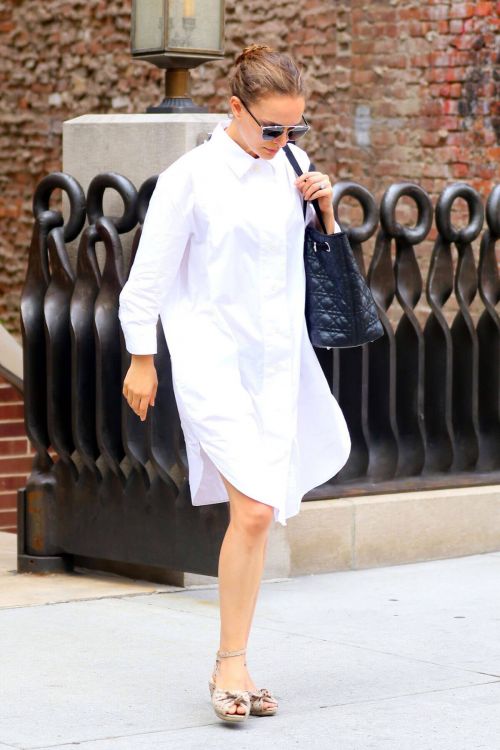 Natalie Portman Leaves Her Hotel in New York 9
