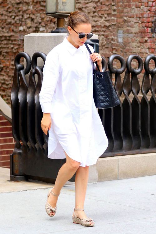Natalie Portman Leaves Her Hotel in New York 12