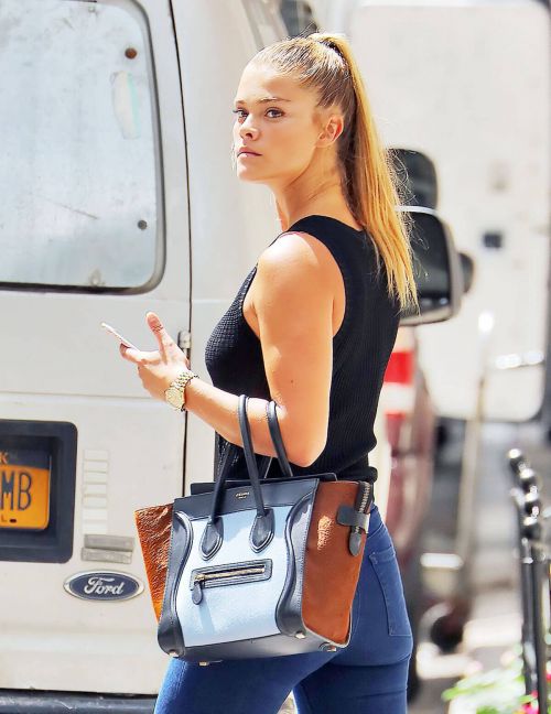 Nina Agdal in Jeans out and about in New York 3