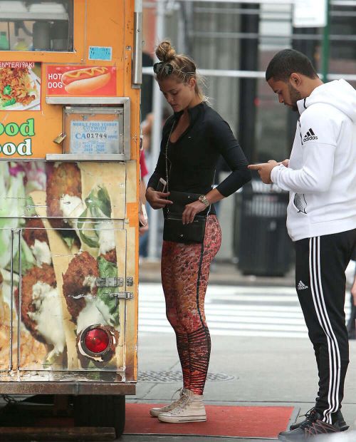 Nina Agdal Stills in Out and About in New York 1