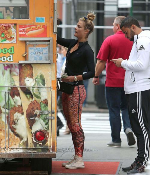 Nina Agdal Stills in Out and About in New York 6