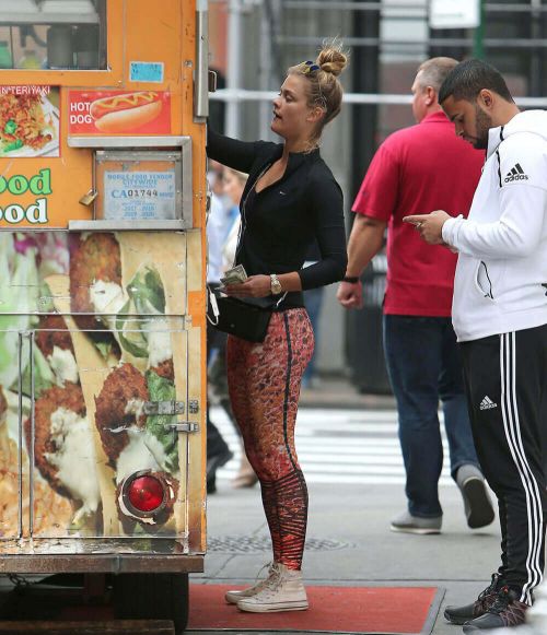 Nina Agdal Stills in Out and About in New York 4