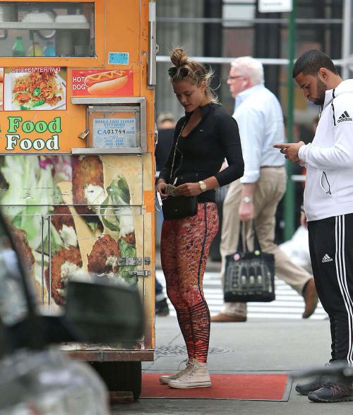 Nina Agdal Stills in Out and About in New York 7