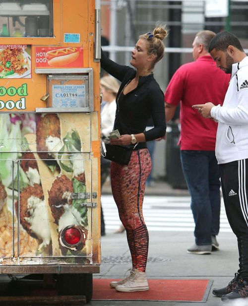 Nina Agdal Stills in Out and About in New York 8