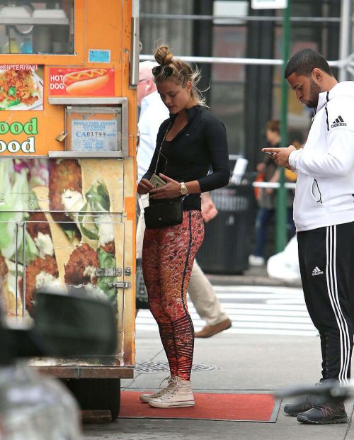 Nina Agdal Stills in Out and About in New York 11
