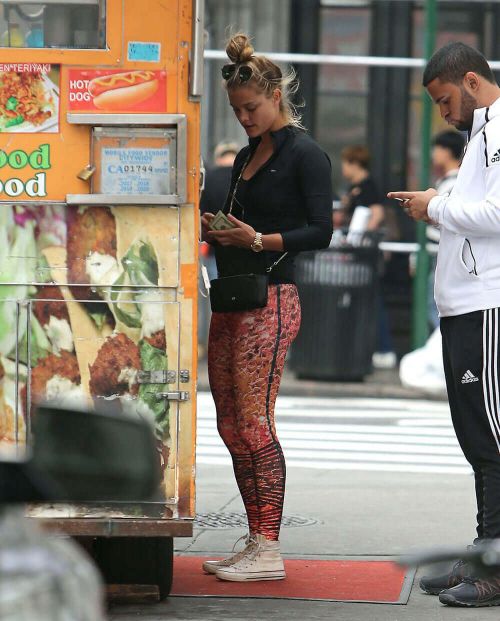 Nina Agdal Stills in Out and About in New York 12