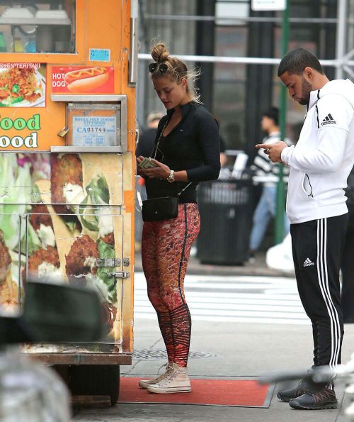Nina Agdal Stills in Out and About in New York 13