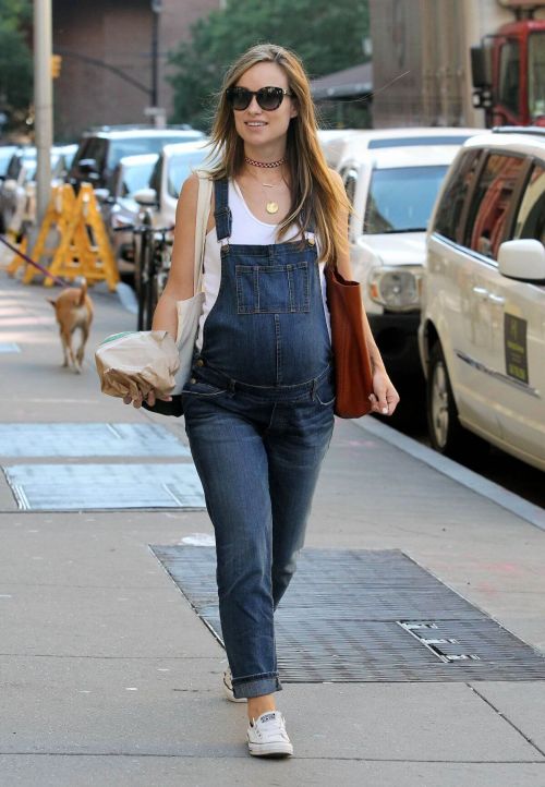 Pregnant Olivia Wilde Stills Out and About in New York 3
