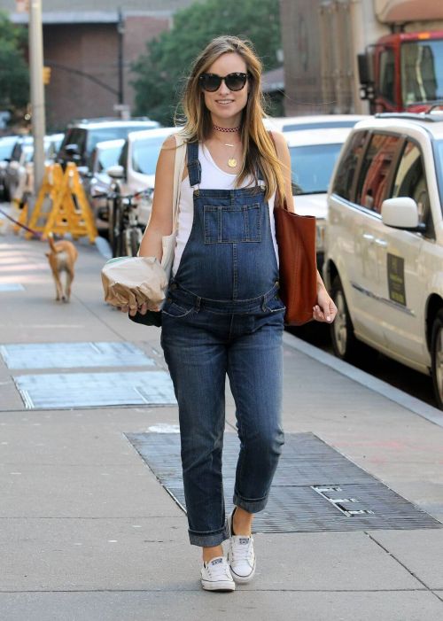 Pregnant Olivia Wilde Stills Out and About in New York 4