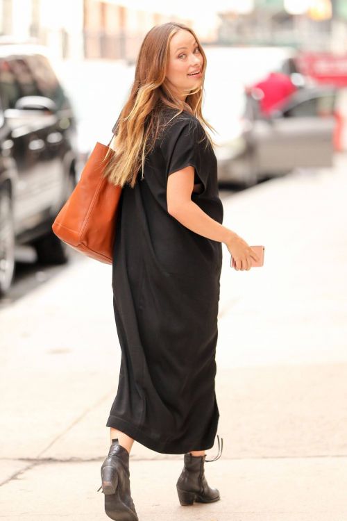 Pregnant Olivia Wilde Stills Out in New York 9