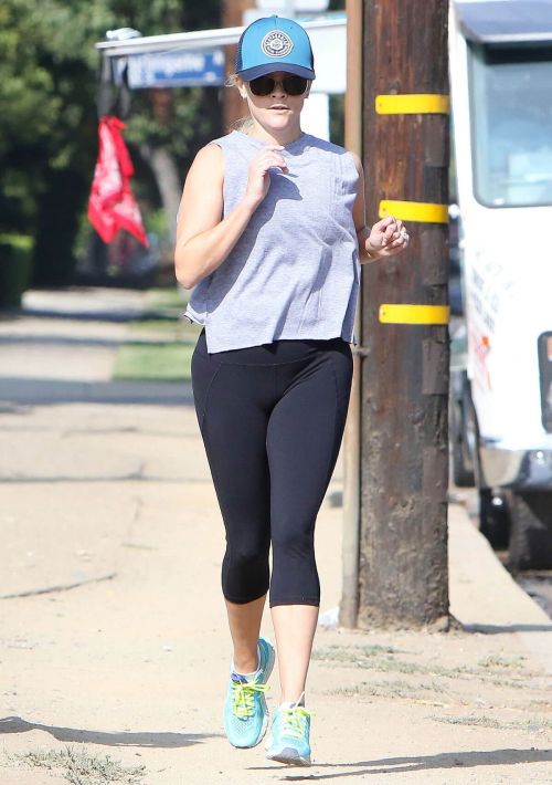 Reese Witherspoon Out and About in Brentwood