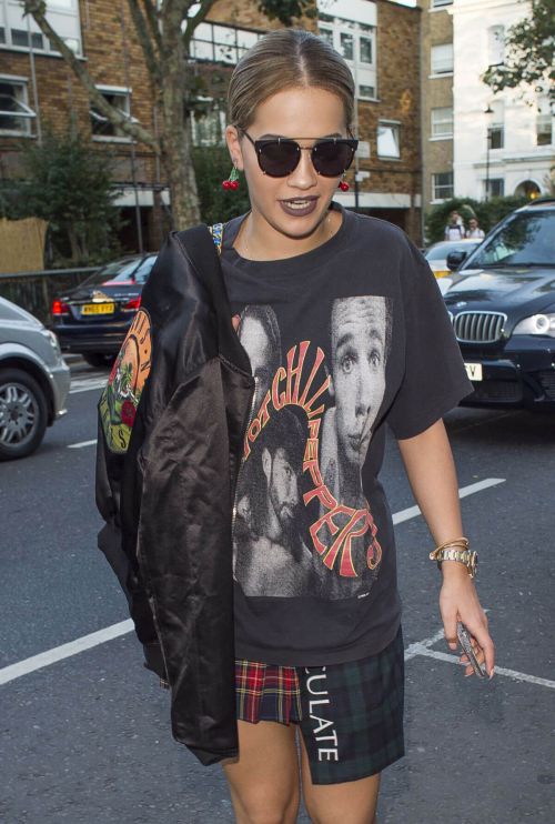 Rita Ora Leaves Grove Recording Studios in London Photos 35