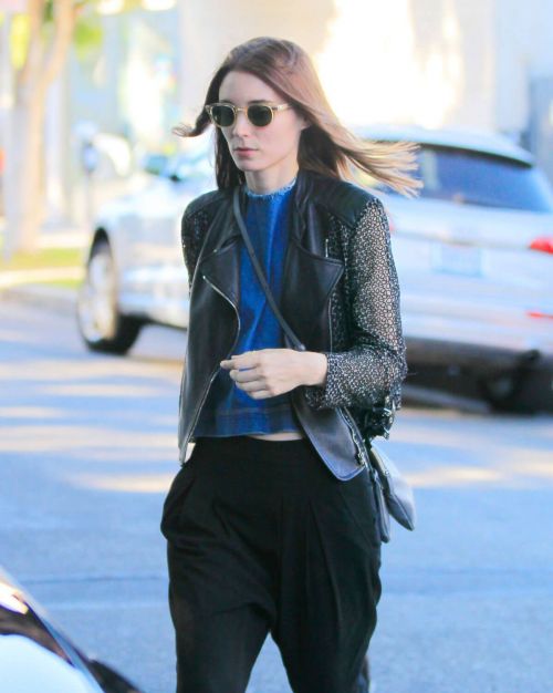 Rooney Mara Out with Her Dog in New York 2