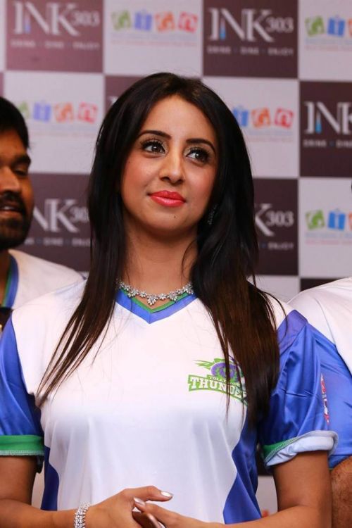 Sanjjanaa Galrani at CBL Telugu Thunders Team Jersey Launch 7