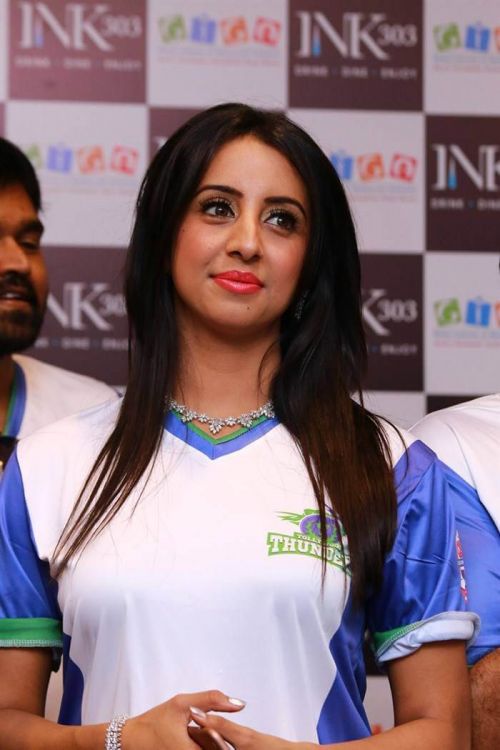 Sanjjanaa Galrani at CBL Telugu Thunders Team Jersey Launch 5