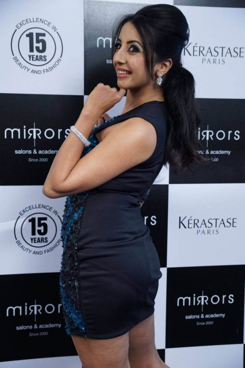 Sanjjanaa Galrani at Mirrors Salon Mobile App Launch Photos 7