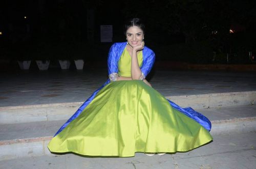 Srimukhi at Rail Movie Audio Launch Photos 7