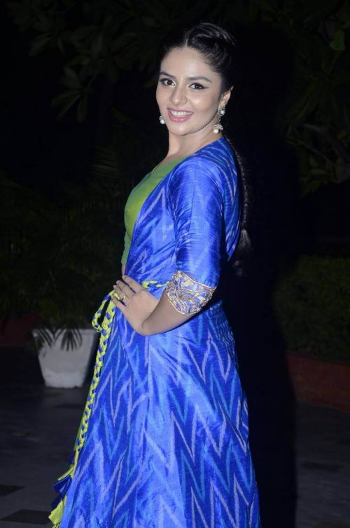 Srimukhi at Rail Movie Audio Launch Photos 10