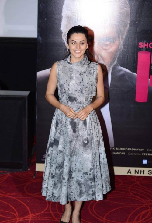 Taapsee Pannu Hot at Pink Movie Premiere Show Photos