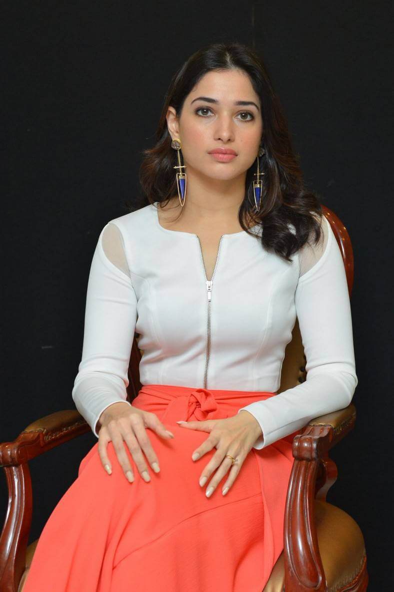 Tamannaah Bhatia at Abhinetri Movie Interview Photos