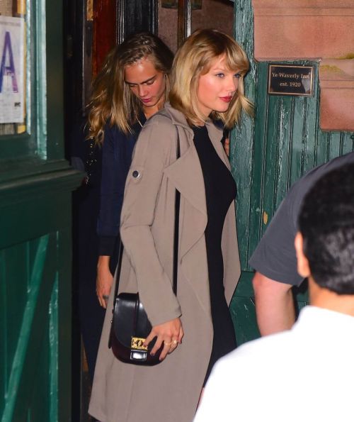 Taylor Swift and Cara Delevingne Stills Night Out in New York