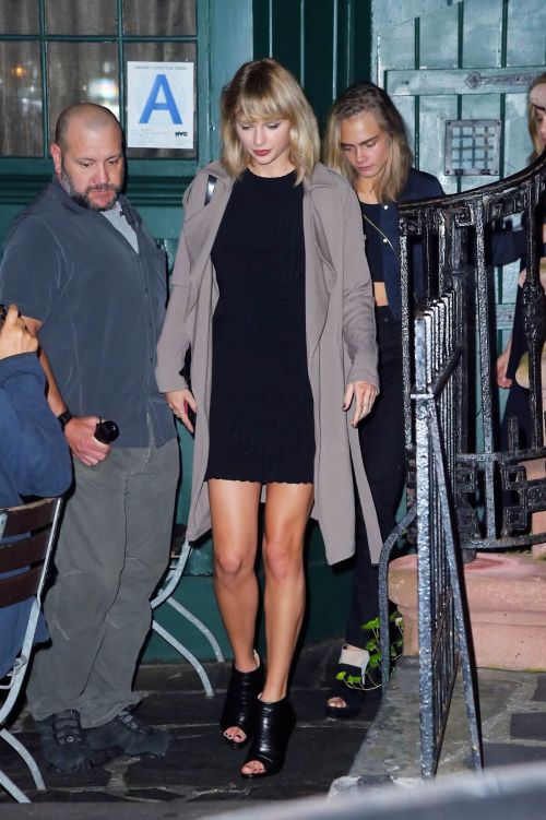 Taylor Swift and Cara Delevingne Stills Night Out in New York 16