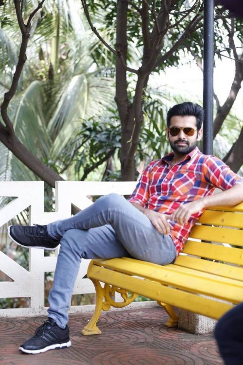 Telugu Actor Ram Pothineni at Hyper Interview Pics 6