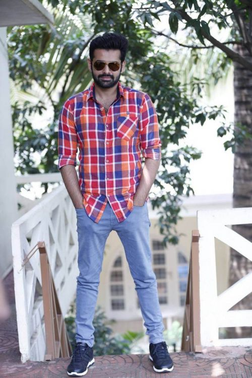 Telugu Actor Ram Pothineni at Hyper Interview Pics 11