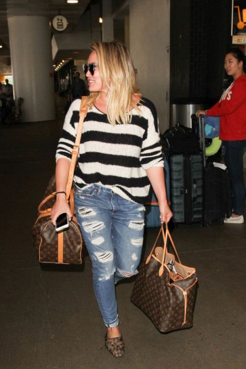 Hilary Duff Stills at LAX Airport in Los Angeles