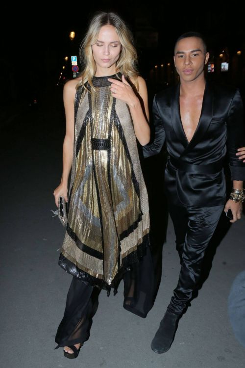 Natasha Poly Stills at Balmain Aftershow Party in Paris 4