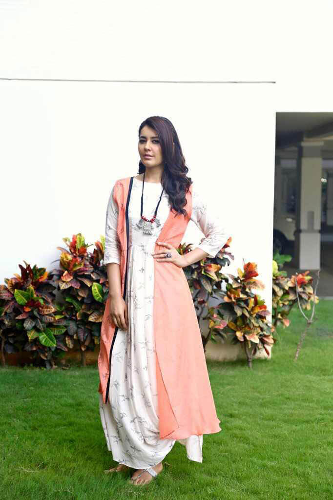 Raashi Khanna Photoshoot in White Dress Photos