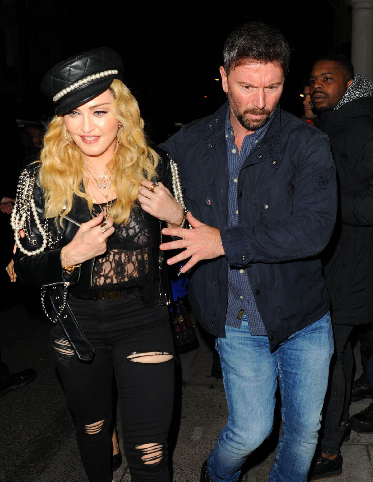 Singer Madonna Photos at Night Out in London
