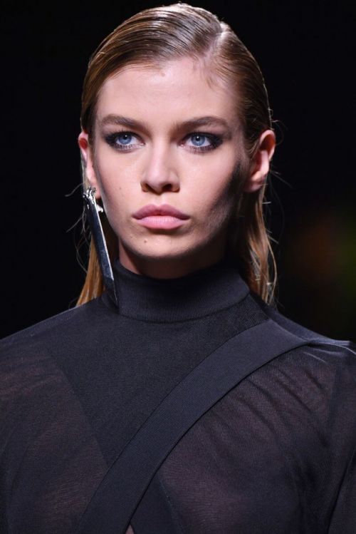 Stella Maxwell Stills at Balmain Fashion Show at Paris Fashion Week 1