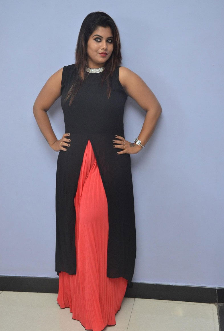Telugu Actress Ankitha at Akira Movie Trailer Launch