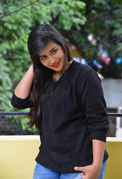 Telugu Actress Komali at Nenu Seethadevi Movie Release Date Press Meet 5