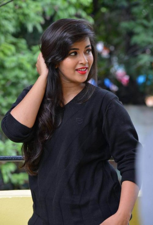 Telugu Actress Komali at Nenu Seethadevi Movie Release Date Press Meet 8