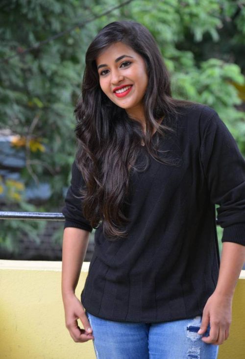Telugu Actress Komali at Nenu Seethadevi Movie Release Date Press Meet 7